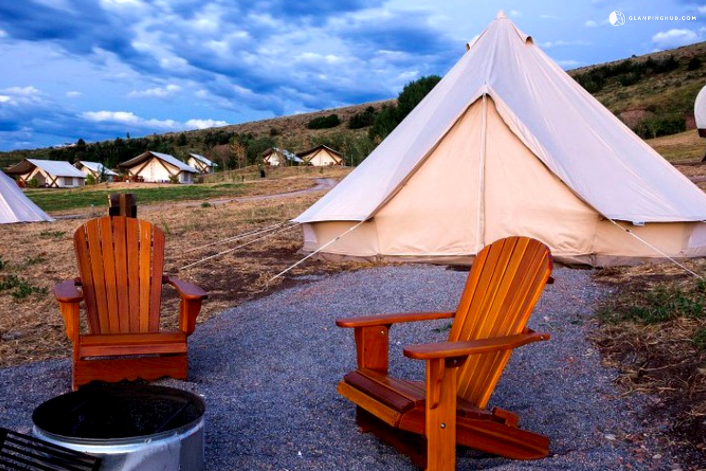 Bell Tents for Camping on Bear Lake, Utah