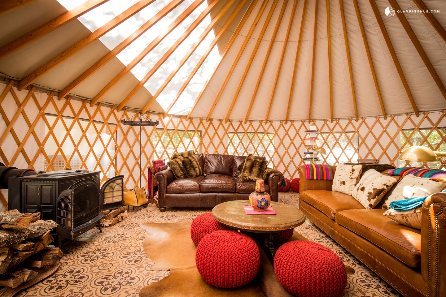 Luxury Yurts in Southern California Glamping in California