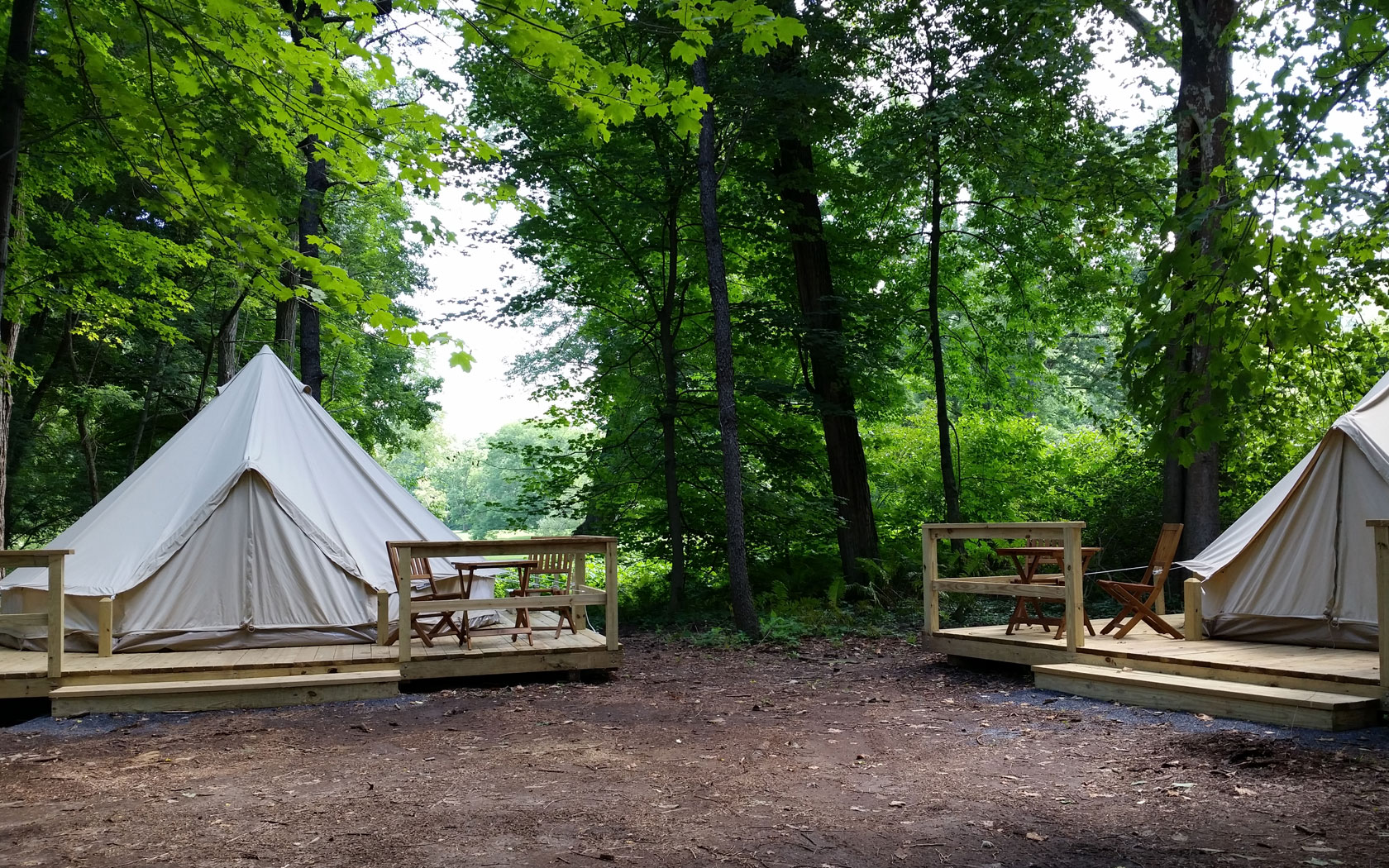 Luxury Tents near Stroudsburg, Pennsylvania