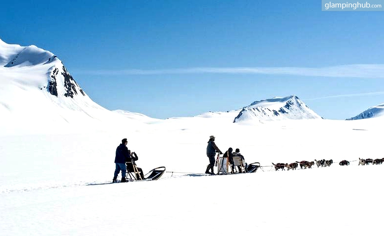 Luxury Cabins Amidst Untouched Alaskan Wilderness