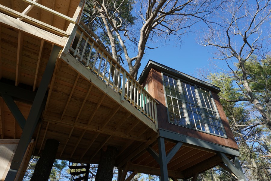 Tree House Rental on the Coast of Maine